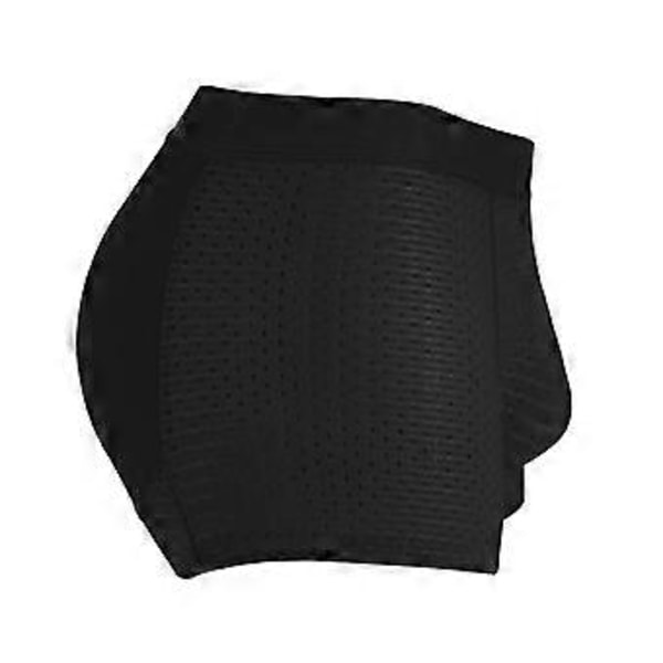 Nylon Isilks Underkläder för Män Andningsbara Sömlösa Isilks Underkläder Låg Midja (XXL Svart)