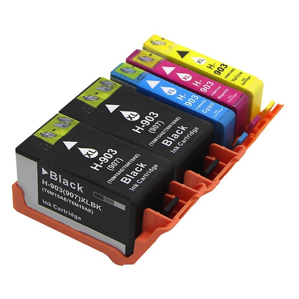 903xl Ink Cartridges For Hp 903 903xl Ink Compatible For Hp Officejet Pro 6950 6960 6970 Printer, Multipack Of 4 Colour 2BK 3COLOR