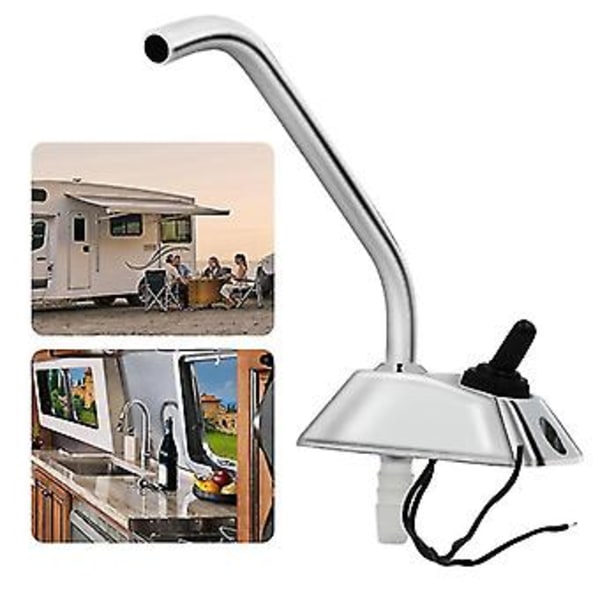 Enkelt Hulls Vannkran Rv Marine Kjøkkenvaskkran Caravan Full 360 Graders Rotasjon
