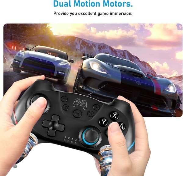 Switch Controller, Trådløs Pro Controller Gamepad kompatibel med