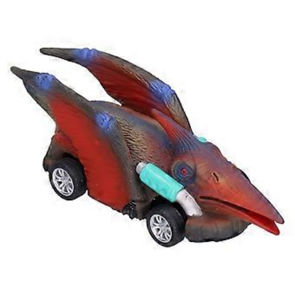 Firehjulstræk Dinosaur Model Træk Tilbage Bil Legetøj Børn Pædagogisk Køretøj Legetøj Dinosaur Model Bil