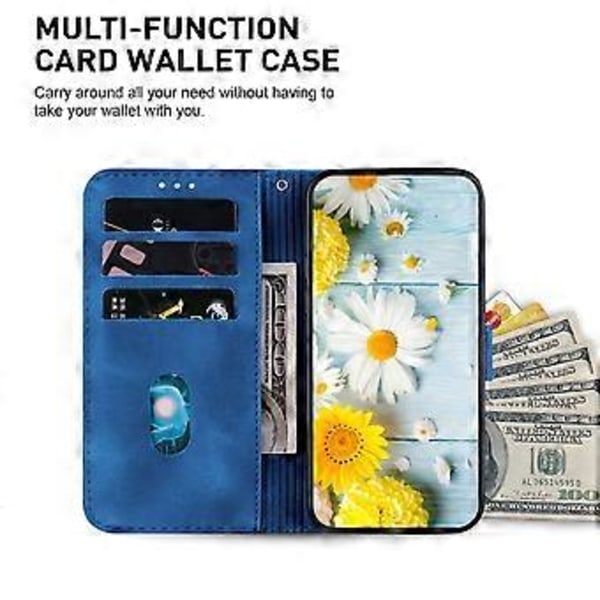PU-lær telefondeksel med blomstermønster for Infinix Smart 8 4G/Smart 8 HD 4G/Hot 40i (lommebokdeksel)