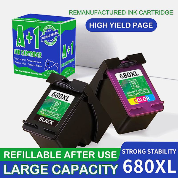 680xl Ink Cartridge Replacement For Hp 680 Hp680 For Deskjet 2135 2136 2138 3635 3636 3835 4535 4536 4538 4675 1C