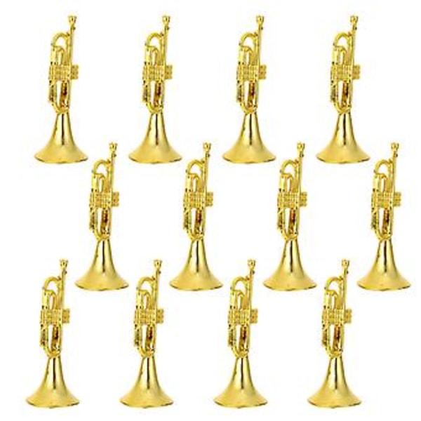 12 st Musik Instrument Modell Girlang DIY Tillbehör Miniatyrmodell för Dekoration