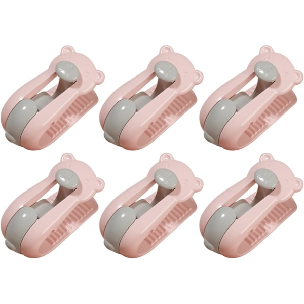 Dynetæppe Clips, 6 stk. Anti-Slip Quiltholder Clips, Bjørn Form
