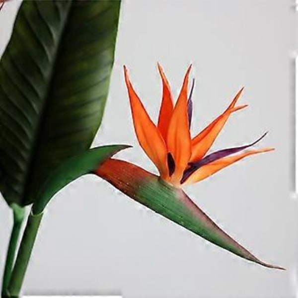 1 stk 21,8 tommer Stor Elegant Paradisfugl Kunstig Blomst for Hjem Kontor ( )
