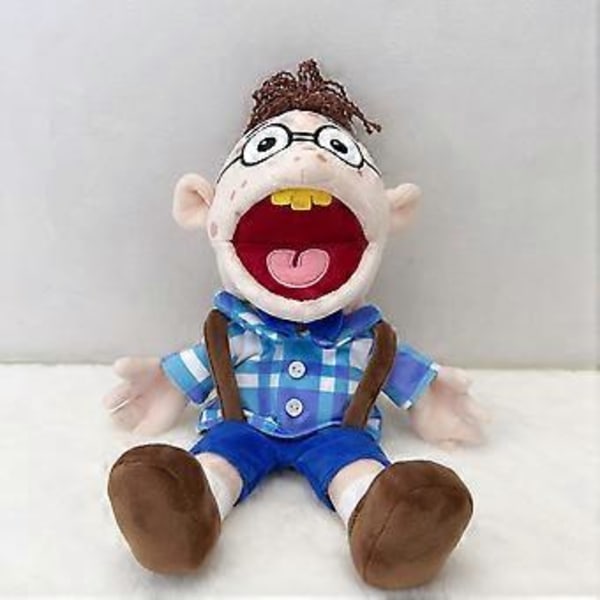 24-tums hög Jeffys syster Feebee docka plushie leksak med fungerande mun - Rolig dockas leksak för födelsedag, jul och halloweenfester - Ideal G