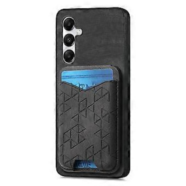 Til Samsung Galaxy A05s 4G Etui med Præget Mønster, Kortholder, Støttefod, Læder Bagside (Stil D)