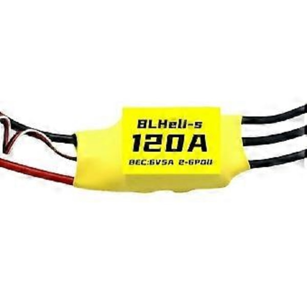 BLHeli 120A Børsteløs ESC 6V 5A BEC 2-6S for RC FPV Fastvinget Multirotor Drone DIY Deler A