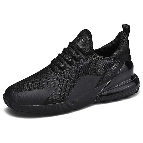 Mens Air Sports Running Shoes Breathable Sneakers Universal All Year Women Shoes Max 270 Black Black 37