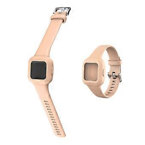 Enfärgat silikonarmband för Garmin Vivofit jr 3 - Rosa (Rosa)