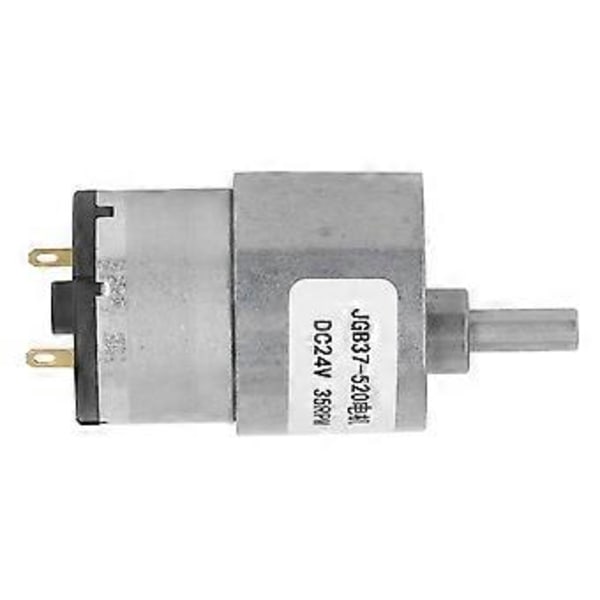 Självspärrande maskhjulsmotor med hög vridmoment, mässingsspole, hastighetsreducering, DC-växelmotor, DC24V (35RPM)