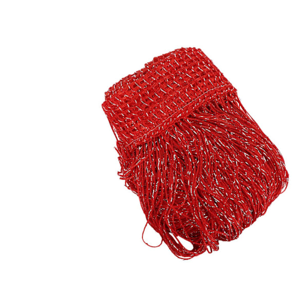 Punainen lankaverho 100 cm x 200 cm - verhot