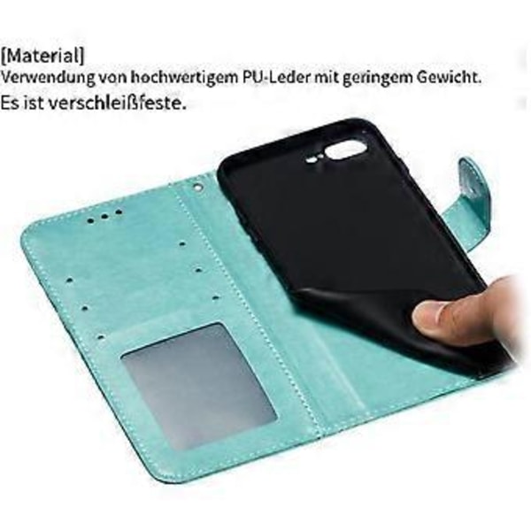 Fodral för iPhone 7/8/SE iPhone 2020, plånboksfodral med kortfack
