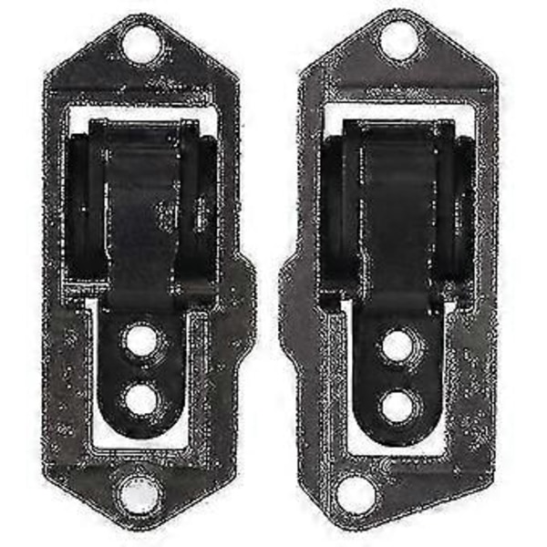 1 Par Gångjärn Stöd Connector Shaft Kompatibel Med Microsoft Surface Pro 5 / Pro 6 / Pro 7 (Svart)