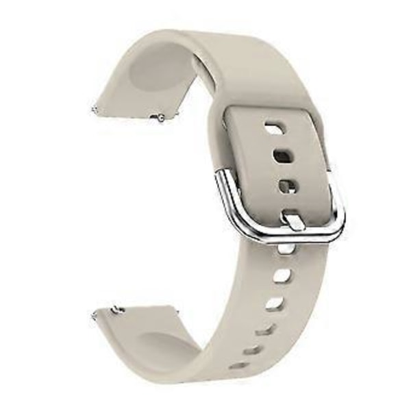 Klockarmband Mjuk Silikon 22mm Smartwatch Ersättningsarmband för Amazfit GTR 2E/GTR 2/3 StratoS/( NougatBrown)