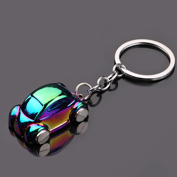 Nøglering i legering, nøglering, mini-bilnøglering, 3D-modelnøglering, tegneserie-nøglering