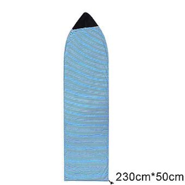 Surfboard Sokk Trekk  Lett Brettepose Perfekt for Lokale Turer til Stranden (230x50CM Blå)