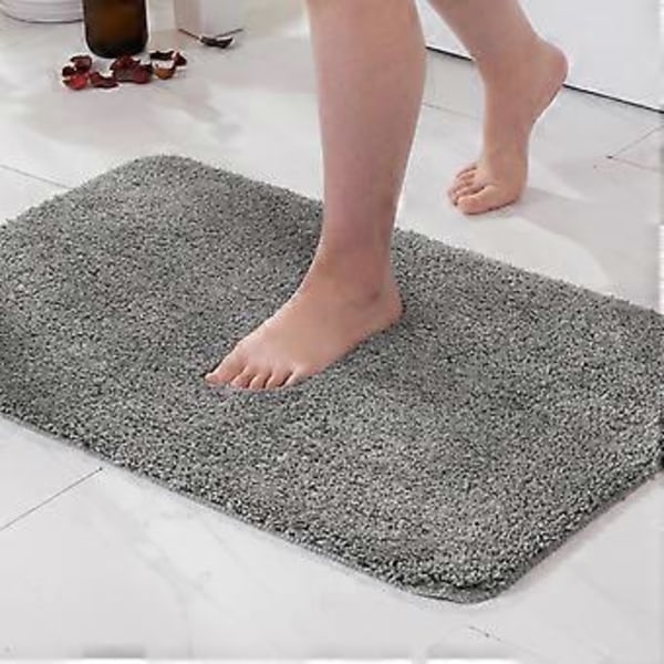 Liukuesteelliset kylpymatot, imukykyinen pieni matto, ovimatto, keittiön matot (40*120CM tummanharmaa)