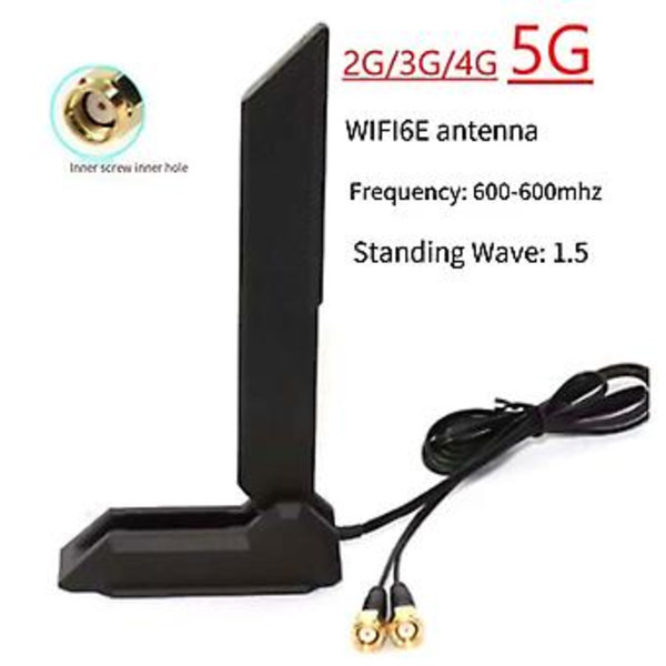 WiFi 6E-antenn 2T2R 2.4G/5G/6G för B660 H670 M13H Z690 Moderkort