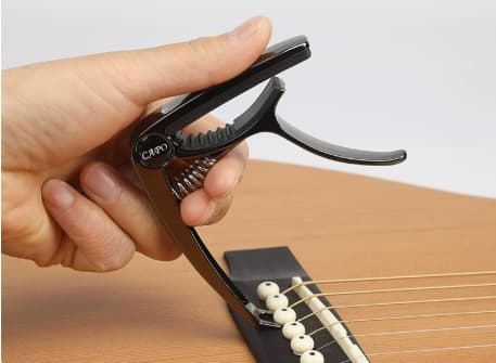 Akustisk gitarr, elgitarr, ukulele tillbehör: Unisex stämapparater och klämmor Silver