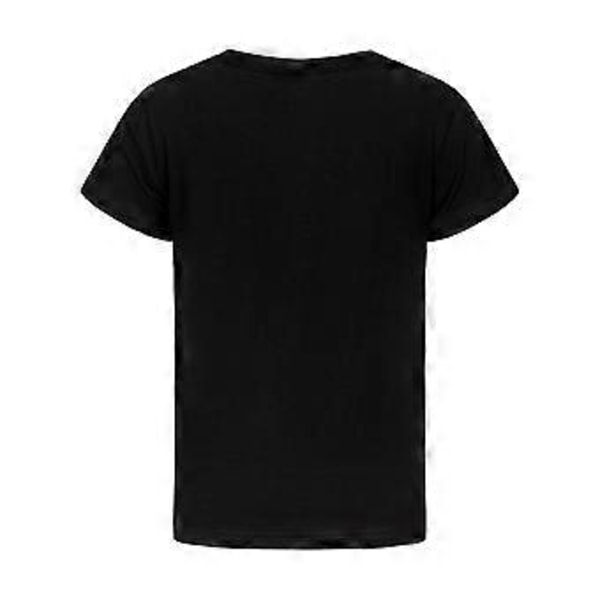Geometry Dash Tryckt Barn T-shirt Spel Fans Pojkar Flickor Cool Kortärmad Tee Toppar (9-10 År Svart)