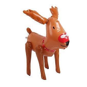 PVC Oppustelig Julepynt Boligindretning Scene Layout Prop Jul (Elg)
