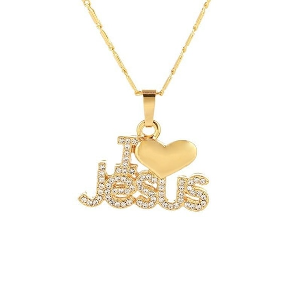 Jesus Piece Jewelry Necklace Cubic Pendant