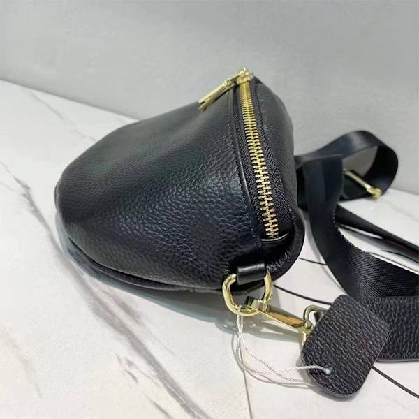 Läder One Shoulder Messenger Bag Midjeväska, Allmatch Fyndiq