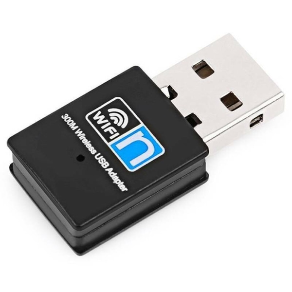 Bärbar 300 Mbps USB WiFi-adapter Dongle trådlöst nätverk