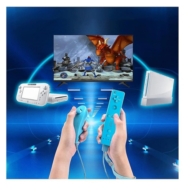Wii-fjärrkontroll för Nintendo Wii och Wii U