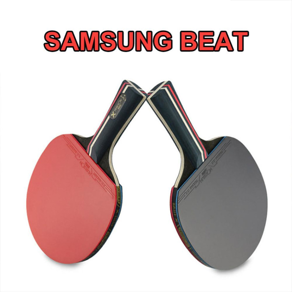 Double Face Kort handtag Bordtennis Paddle Professional
