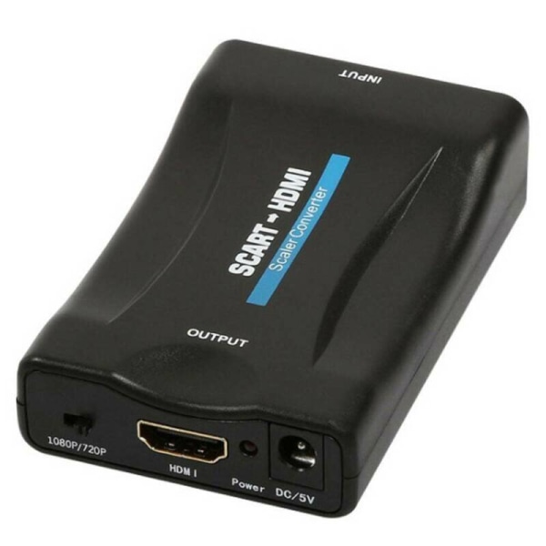 SCART till HDMI Adapter 1080P Video Audio Upscale Converter