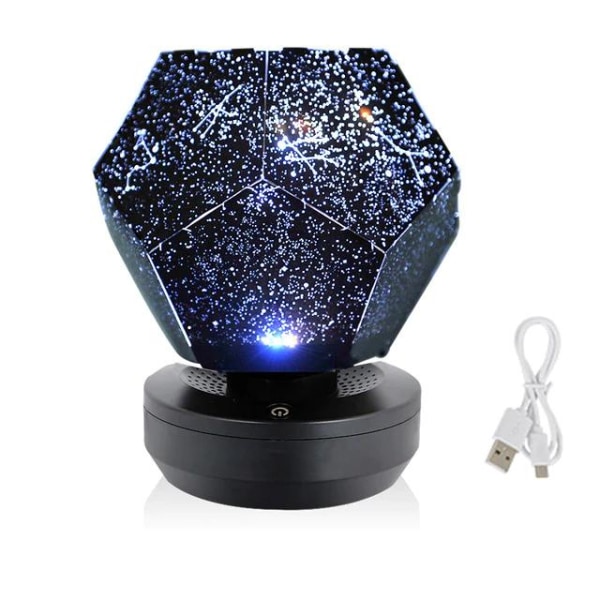 Star Projector Galaxy Lamp Light, Starry Sky Night Light, LED