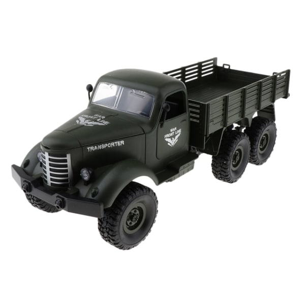 6WD 1/16 RC Militär klätterbil Fordonsmodell Leksak W/