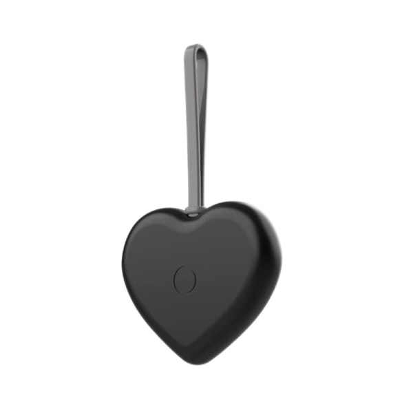 Smart Bluetooth Anti-förlorad enhet, Anti-mobiltelefon förlorad Black Heart-shaped