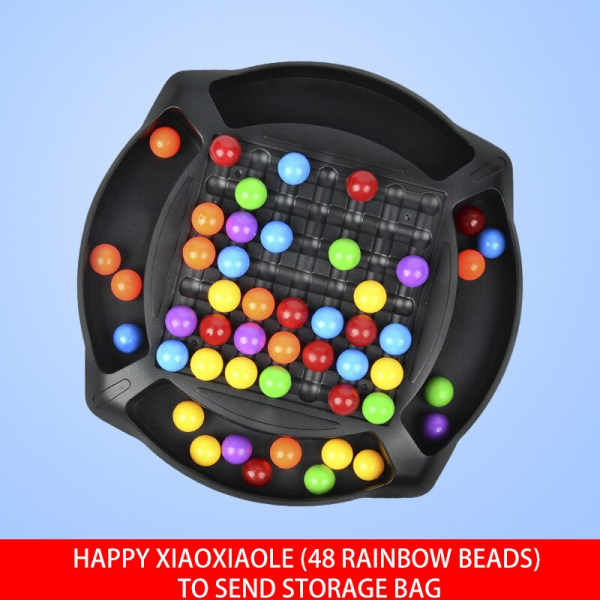 Rainbow Ball matchande leksak Färgglada roliga pussel brädspel