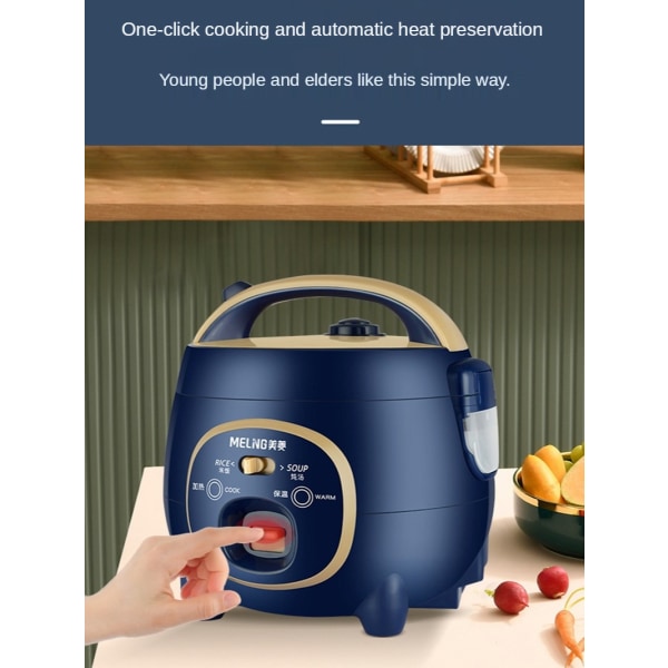 Mini elektrisk matlagningsmaskin intelligent automatisk