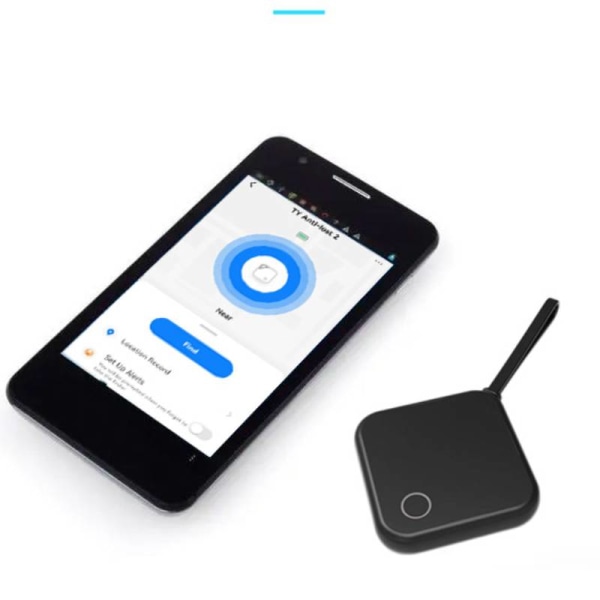 Smart Bluetooth Anti-förlorad enhet, Anti-mobiltelefon förlorad Black square