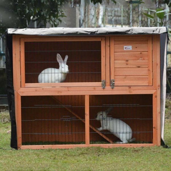 Vattentät kaninbur, cover för söta djurburar i Guinea