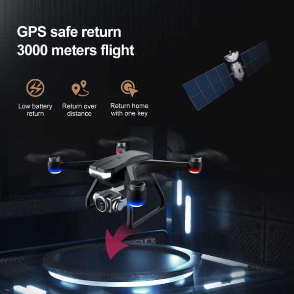 F11 Drone 4CH RC Quadcopter Profesional Dron med 5G GPS