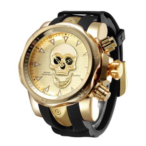 Nytt Top Luxury Brand Ghost Head Skull Watch Sport