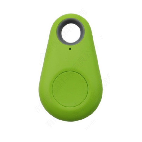 Vattendroppe Bluetooth Anti-förlorad enhet, nyckelringlarm, Green