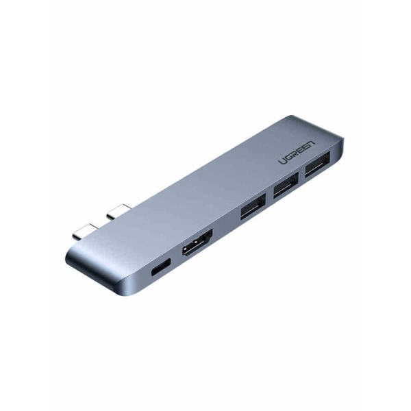 USB C HUB Dubbel typ C till Multi USB 3.0 4K HDMI för MacBook