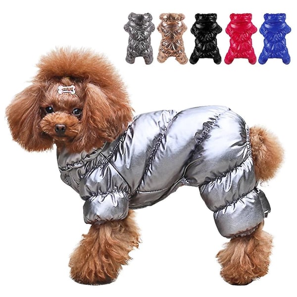 (S)Hundkläder Förtjocka Vintervarm Fleecevalp Päls för husdjur