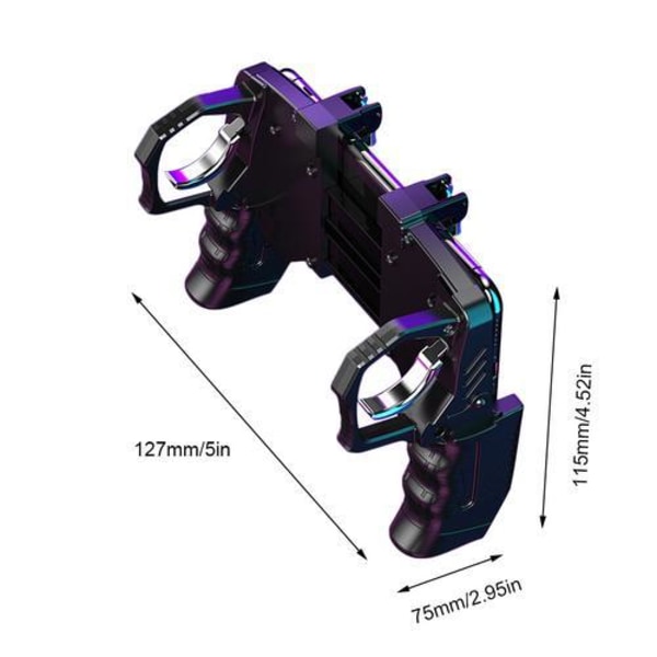 Gun Shape Game Controller Ny kyckling äter K21-knapp