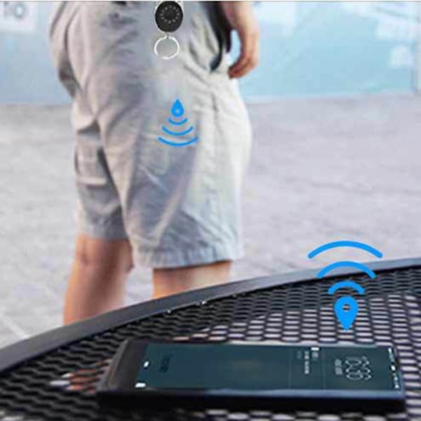 Bluetooth Anti-förlorad bilnyckelring Mobiltelefon Anti-lost