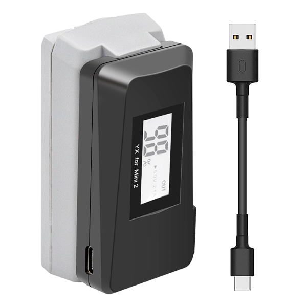 För DJI Mavic Mini 2 QC3.0 Snabbladdare Batteri USB Laddning