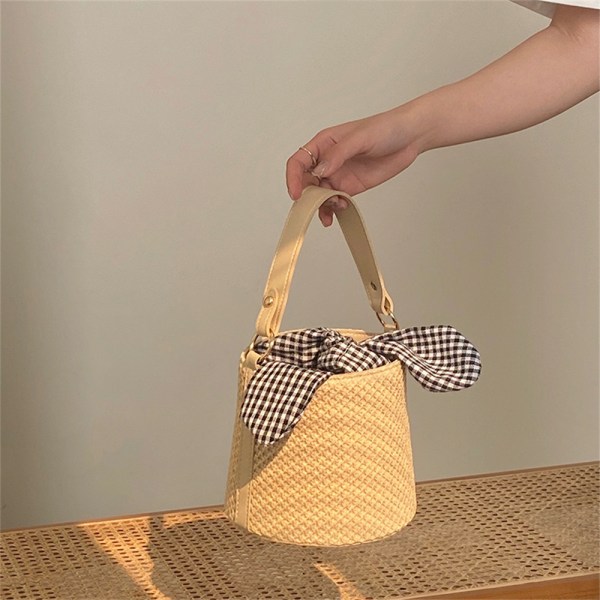 Buckweed Woven Tote, Fashion Backpack, One Shoulder