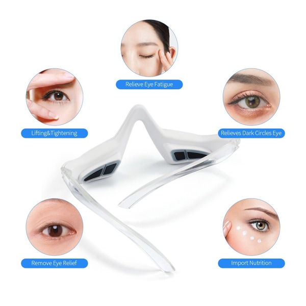 EMS Micro Current Rödljusterapi Eye Relax Massager Mask